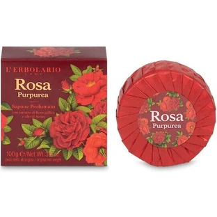 L' Erbolario Rosa Purpurea Hand Soap Bar 100gr