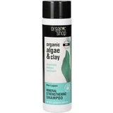 Organic Shop Organic Algae and Clay Shampoo tegen haaruitval voor alle haartypes 280ml