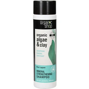 Organic Shop Bio Algen und Tonerde Haarausfall Shampoo für alle Haartypen 280ml