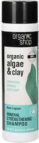 Organic Shop Organic Algae and Clay Hair Loss Shampoo for All Hair Types 280ml