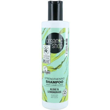 Organic Shop Bio Algen und Tonerde Haarausfall Shampoo für alle Haartypen 280ml
