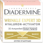 Diadermine Wrinkle Expert 3D Feuchtigkeitsspendende und Anti-Ageing Tagescreme mit Hyaluronsäure und Peptiden 50ml
