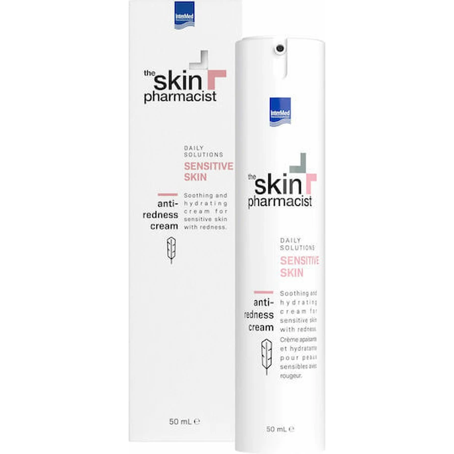 InterMed De Huidapotheker 24h Gezichtscrème Tegen Roodheid met Hyaluronzuur & Aloë Vera 50ml