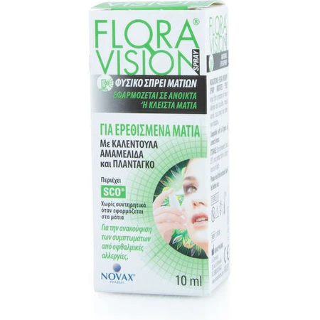 Novax Pharma Flora Vision Augenspray mit Hyaluronsäure 10ml