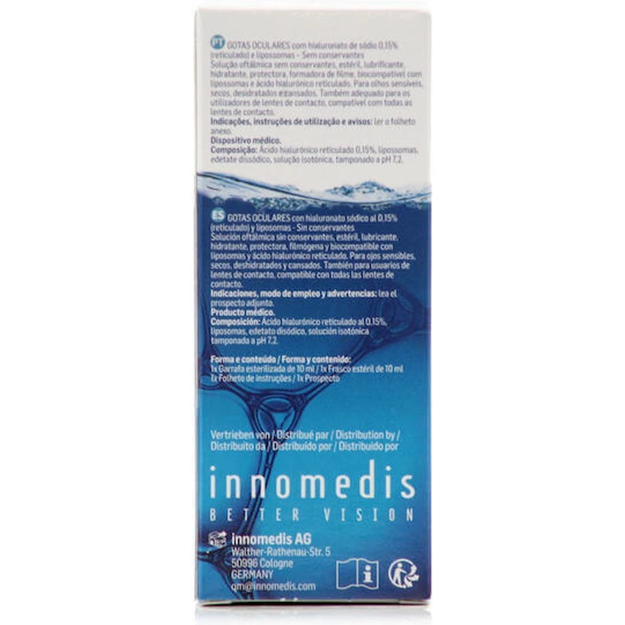 Ocuvers Druppels Lipix Hyaluronzuur Oogdruppels voor Droge Ogen 10ml