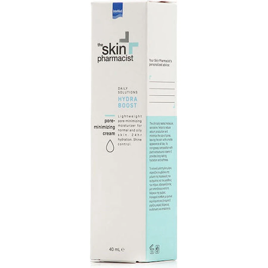 InterMed Skin Pharmacist Hydra Boost Moisturizing Face Cream 24h with Aloe Vera 40ml for Minimizing Pores