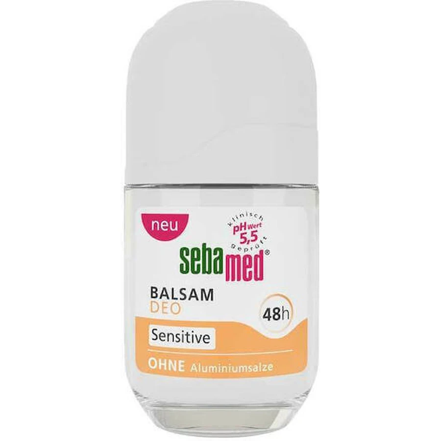 Sebamed Sensitive Skin 48h Roll-On Deodorant Balm Aluminiumfrei 50ml