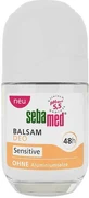 Sebamed Sensitive Skin Balsam Deodorant 48h sub formă de Roll-On Fără aluminiu 50ml