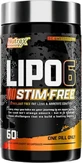 Nutrex Lipo 6 Stim-Free 60 caps