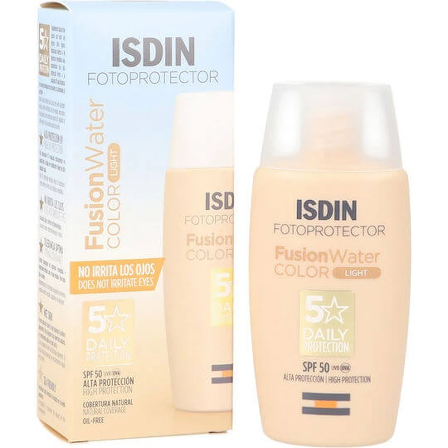 Isdin Photoprotector Fusion Water Sun Protection Gesichtscreme SPF50 mit Lichtpigment 50ml