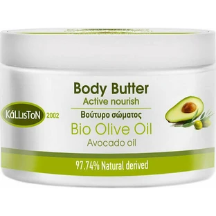 Kalliston Bio Olive & Avocado Körper Feuchtigkeitsöl Butter 200ml