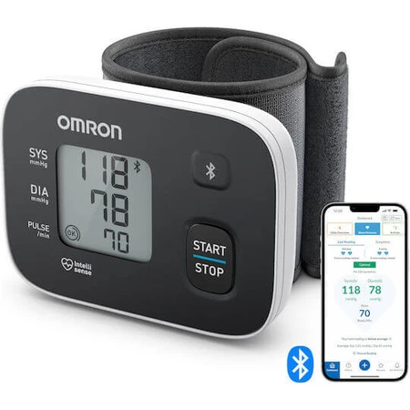 Omron RS3 Intelli IT online shop Bluetooth Blutdruckmessgerät für das Handgelenk HEM-6161T-D