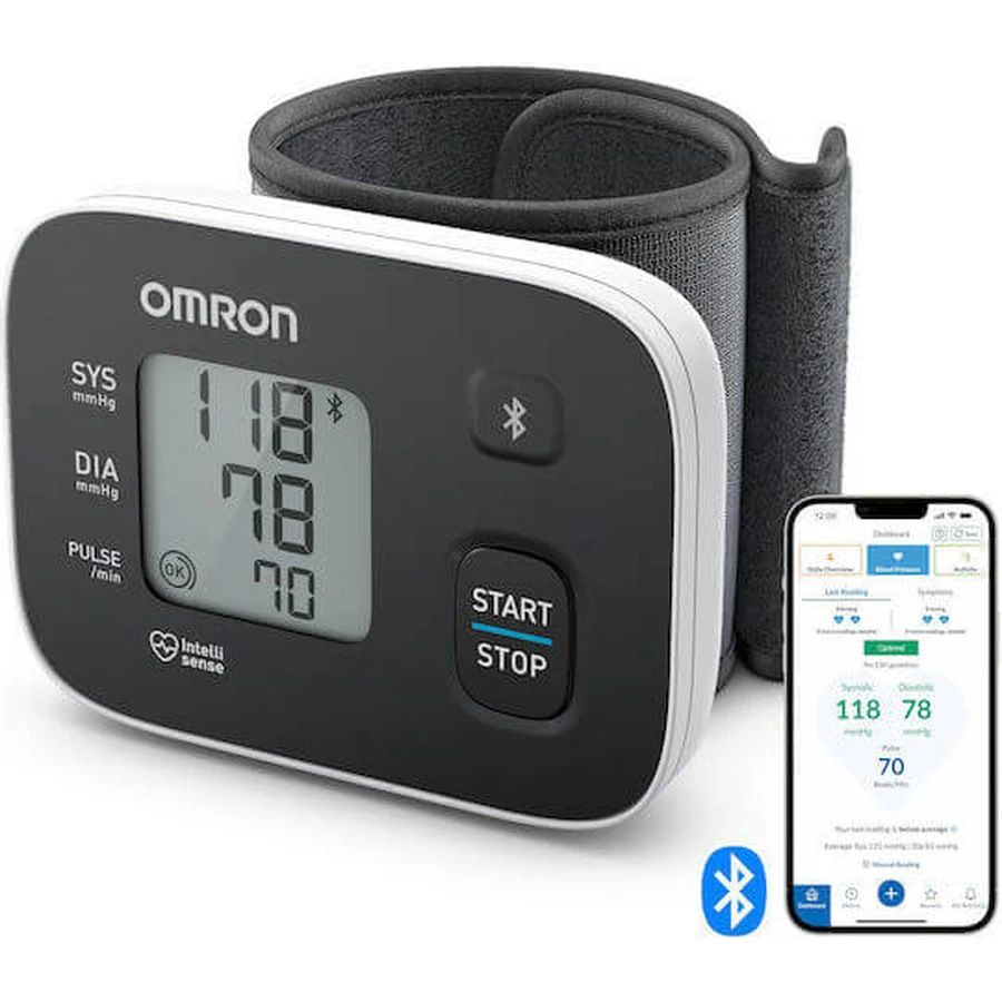 Omron RS3 Intelli IT online shop Bluetooth Blutdruckmessgerät für das Handgelenk HEM-6161T-D