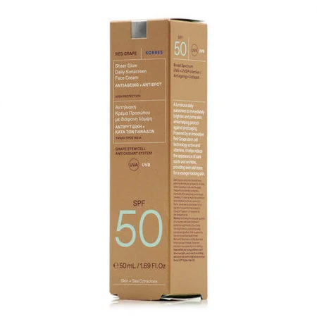 Korres Sun Protection Face Cream with Red Grape SPF50 50ml