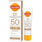 Carroten Crema facial protectora solar resistente al agua SPF50 con pigmento 50ml