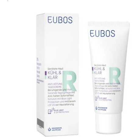 Eubos Cool & Calm Moisturizing Day Face Cream with SPF20 against Redness with Panthenol 40ml
