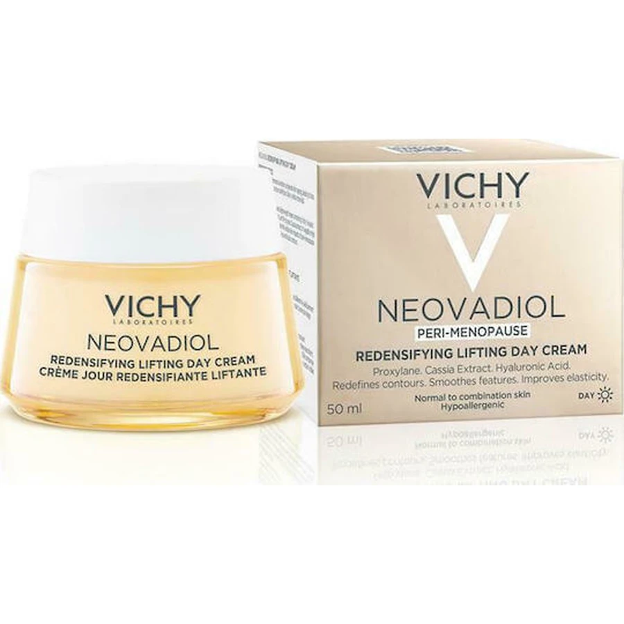 Vichy Neovadiol Peri-Menopausia Crema Facial de Día Hidratante y Tonificante con Ácido Hialurónico 50ml