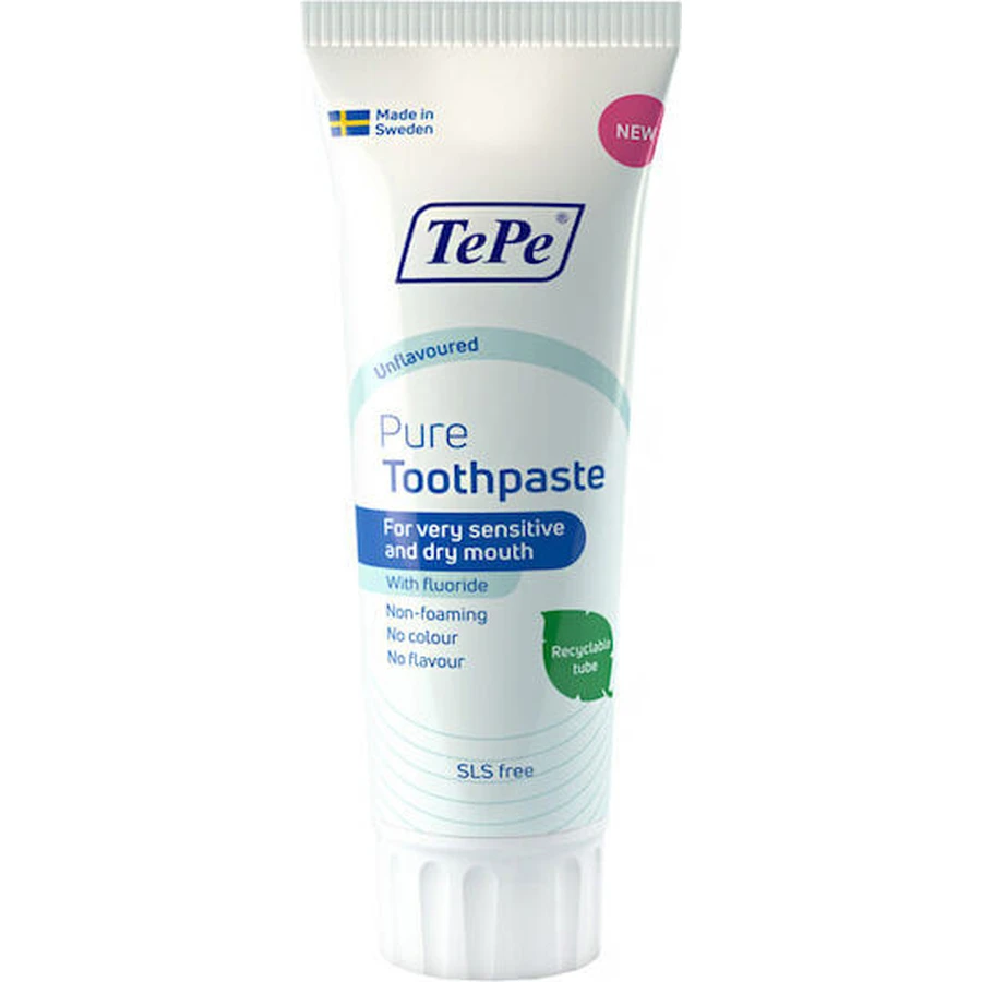 TePe Pure Toothpaste for Sensitive Teeth 75ml