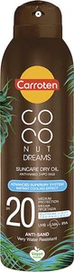 Carroten Coconut Dreams Ulei de Protecție Solară Rezistent la Apă pentru Corp SPF20 Spray 150ml