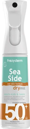 Frezyderm Sea Side Dry Waterproof Gezichts- en Lichaamsnevel met Zonbescherming SPF50 300ml
