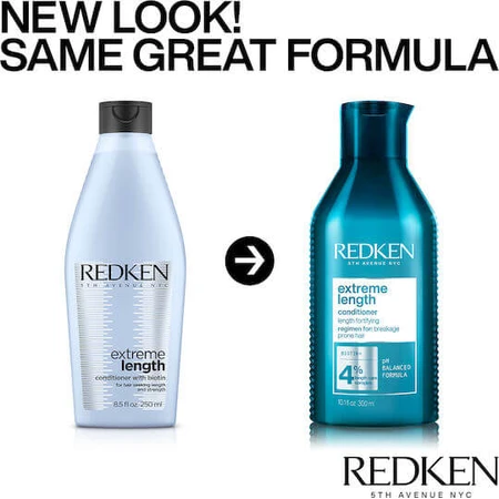 Redken Extreme Length 4% Reconstruction/Nourishing Conditioner for All Hair Types 300ml