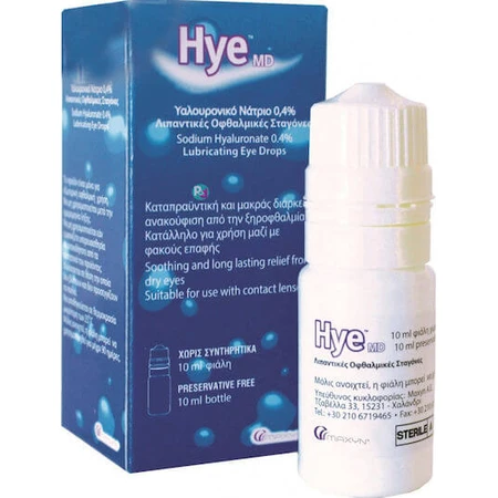 Maxyn Hye Md Gouttes oculaires à l'acide hyaluronique pour les yeux secs 10ml
