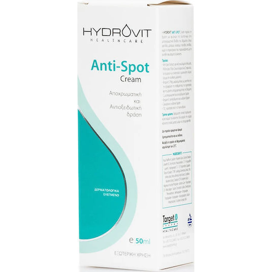 Target Pharma Hydrovit Anti-Spot 24h Gesichtscreme für Rekonstruktion, Unvollkommenheiten und Pigmentflecken mit Vitamin C 50ml
