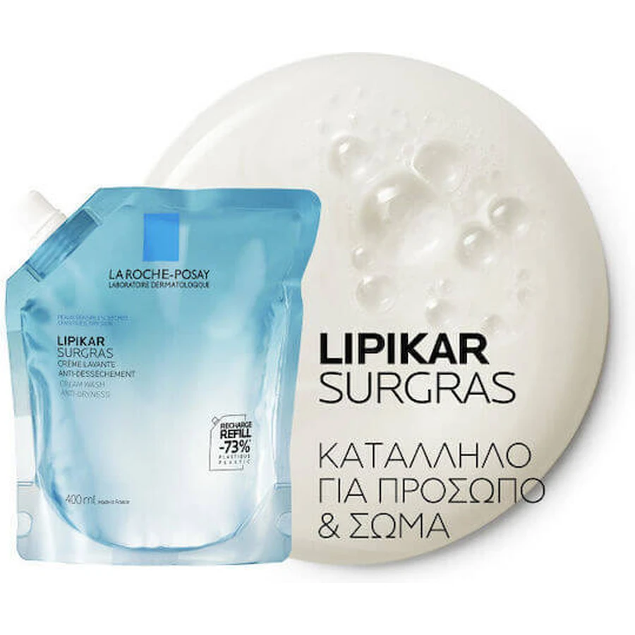 La Roche Posay Lipikar Lipikar Surgras Körperlotion Nachfüllpackung 400ml