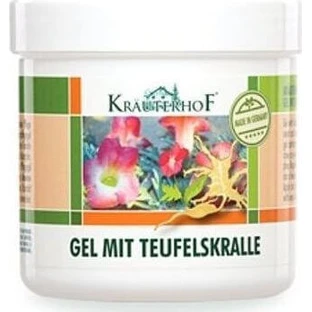 Krauterhof Devil's Claw Gel 8.5oz para dolor muscular y articular 500ml