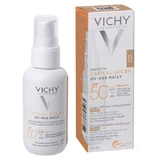 Vichy Capital Soleil UV-Age Crema Facial de Protección Solar Diaria SPF50 con Pigmento Ligero 40ml