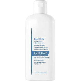 Ducray Elution Champú capilar para cuero cabelludo sensible contra la caspa y la caída del cabello para todo tipo de cabellos 200ml