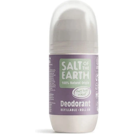 Desodorante Natural Roll-On Sal de la Tierra Salvia y Menta 75ml