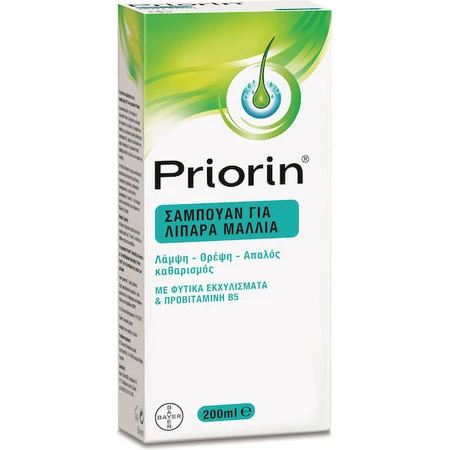 Priorin Champú Anticaída Cabello Graso 200ml