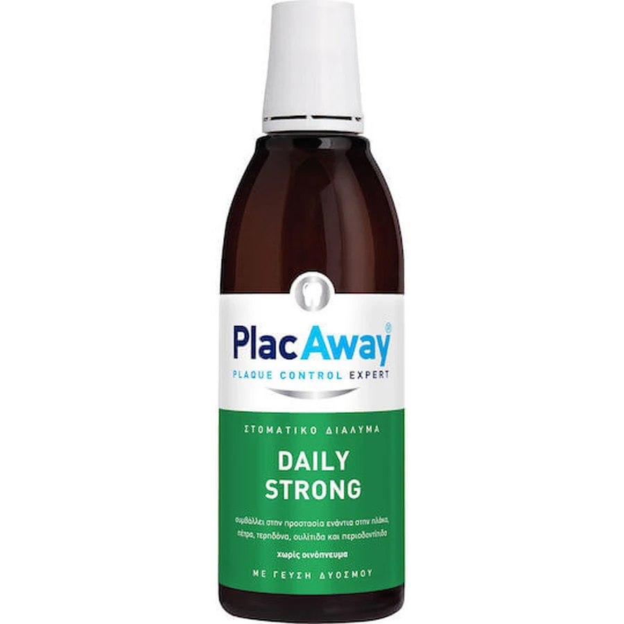 PlacAway Daily Strong avec arôme de menthe fraîche Rince-bouche de protection quotidienne