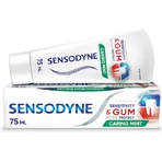 Sensodyne Sensitivity & Gum Toothpaste for Sensitive Teeth and Gingivitis Peppermint Care 75ml