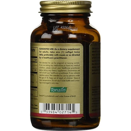 Solgar Tonalin CLA 1300mg sin sabor 60 cápsulas blandas