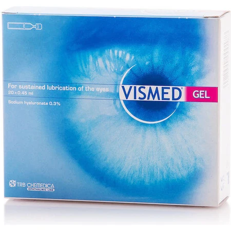 TRB Chemedica Vismed Vismed Gel Gotas Oculares de Ácido Hialurónico para Ojos Secos 20x0.45ml