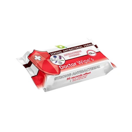 Antibacterial wet wipes, 72 pieces, Doctor Wipes