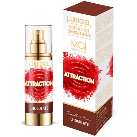 May Lubigel Vibrating Sensations Vibrating Sensations Attraction Chocolate Lubricant 30ml