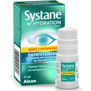 Systane Hydration conserveermiddelvrije hyaluronzuur oogdruppels 10ml