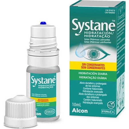 Systane Hydration conserveermiddelvrije hyaluronzuur oogdruppels 10ml
