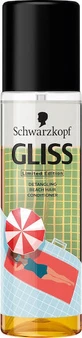 Schwarzkopf Gliss Detangling Beach Hair Leave In Conditioner Reconstruction/Nutrition for Damaged Hair 200ml