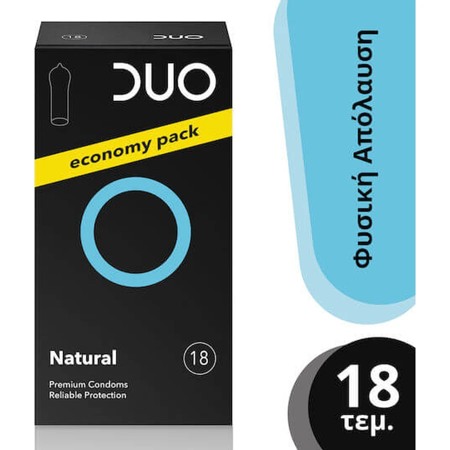 Duo Prezervative Natural 18buc