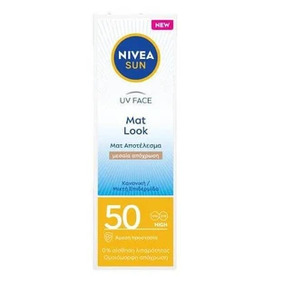 Nivea Sun UV Face Mat Look Waterbestendige Zonnecrème SPF50 met Pigment Medium Tint 50ml