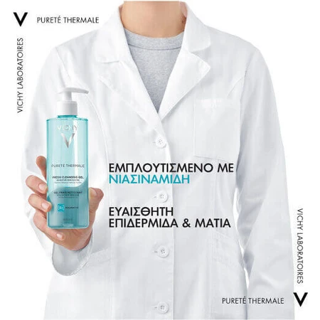 Vichy Purete Thermale Fresh Cleansing Gel B3 & Niacinamide Face Gel 400ml