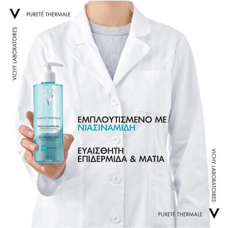 Vichy Purete Thermale Fresh Cleansing Gel B3 & Niacinamide Face Gel 400ml
