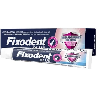 Fixodent Plus Crema Fijadora de Prótesis 40gr