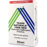 Alcon Tears Natural Free Med Gotas Oculares para Ojos Secos 30x0.4ml