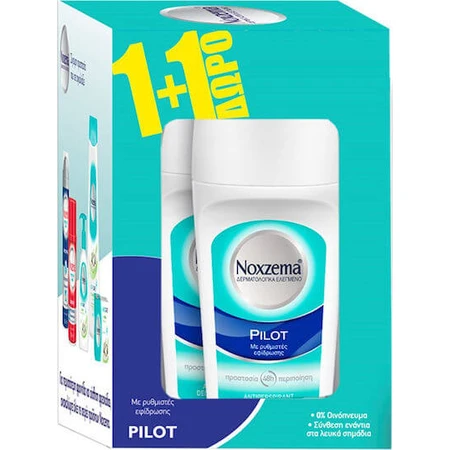 Noxzema Pilot Deodorant 48h Deodorant Roll-On 2x50ml