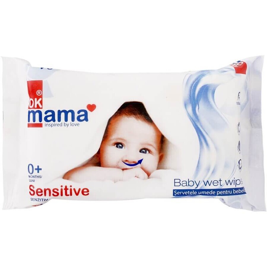 Buy Baby Sensitive Wet Wipes, 64 pieces, Ok Mama Baby Sensitive Wet Wipes, 64 pieces, Ok Mama